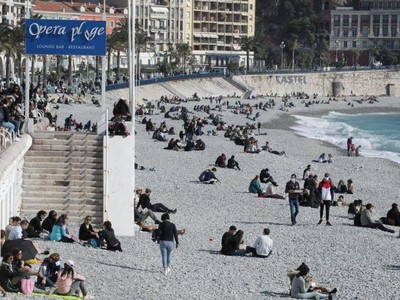 Thành phố Nice có thể sắp phong tỏa vào cuối tuần. (Ảnh: Nice Matin).