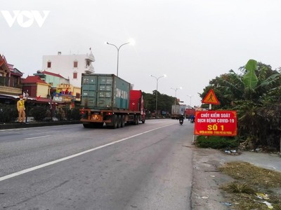 Xe vận chuyển hàng hóa từ Hải Dương và các địa phương có thể vào Hải Phòng nêu đáp ứng đầy đủ các quy định về phòng chống dịch bệnh.