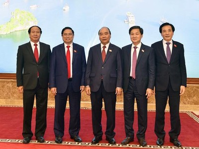 Giới thiệu chữ ký của Thủ tướng, 2 Phó Thủ tướng và Bộ trưởng, Chủ nhiệm VPCP