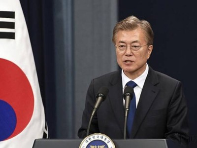 Tổng thống Hàn Quốc Moon Jae-in. Ảnh: The Nation.
