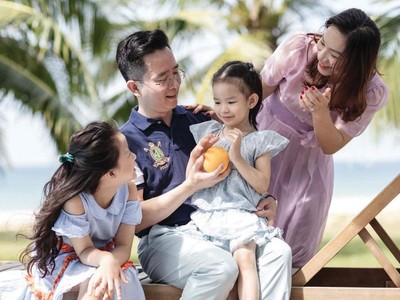 Trà My cùng gia đình trong chuyến du lịch Phú Quốc nhiều trải nghiệm.