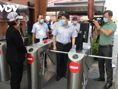 Lãnh đạo tỉnh Quảng Nam kiểm tra công tác phòng chống dịch Covd-19 tại các khu vui chơi trên địa bàn.