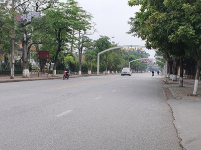 Thái Bình giãn cách xã hội từ 12h ngày 6/5 sau khi có 5 ca nghi mắc COVID-19. (Ảnh: Đài PT-TH Thái Bình).