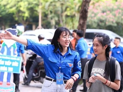 Học sinh Hà Nội thi vào lớp 10. (Ảnh: PV/Vietnam+).