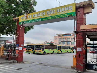 Bắc Giang dừng toàn bộ hoạt động vận tải hành khách từ ngày 21/5