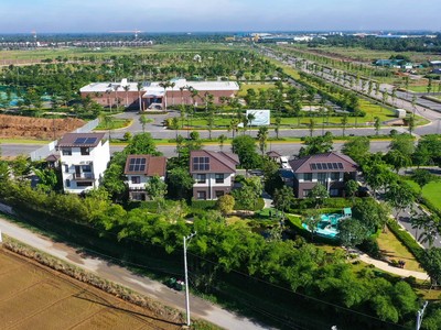 Waterpoint đang dần hình thành với hệ thống hạ tầng và tiện ích hiện đại là hình mẫu phát triển đô thị vệ tinh tại Long An.