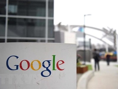 Biểu tượng Google tại California, Mỹ. (Ảnh: AFP/TTXVN).