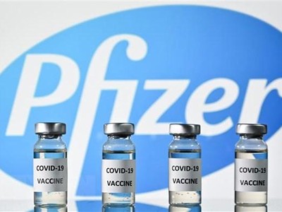 Vaccine do hãng dược Pfizer nghiên cứu và sản xuất (Nguồn:TTXVN).
