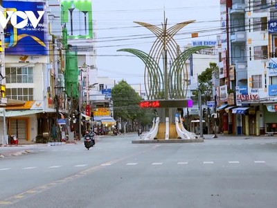 TP.Trà Vinh những ngày thực hiện giãn cách xã hội theo Chỉ thị 16.