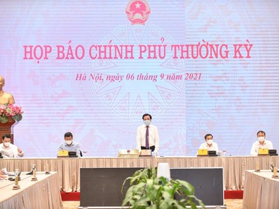 Họp báo Chính phủ thường kỳ tháng 8.