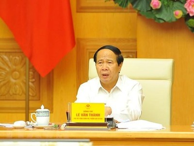 Phó Thủ tướng Lê Văn Thành làm Trưởng Ban Chỉ đạo Chương trình quốc gia về sử dụng năng lượng tiết kiệm và hiệu quả. (Ảnh: Minh Đức/TTXVN).