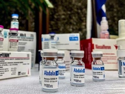 Vaccine Abdala ngừa COVID-19 của Cuba. (Ảnh: AFP/TTXVN).