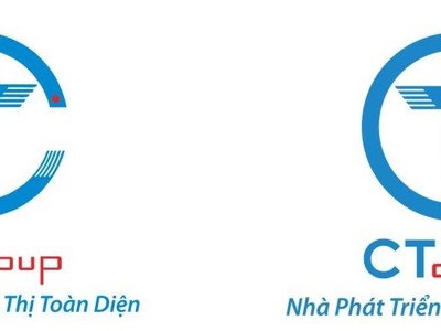 Logo cũ (bên trái) và Logo mới (bên phải) của CT Group.