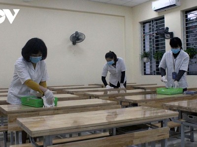 Các huyện ngoại thành Hà Nội đang khẩn trương chuẩn bị các điều kiện để học sinh trở lại trường an toàn.