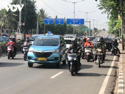 Mật độ di chuyển tại Indonesia gia tăng trở lại.