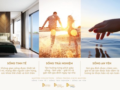 Masterise Homes giới thiệu “Sống phong cách Masteri”, lối sống khác biệt chỉ có tại các dự án thuộc Masteri Collection