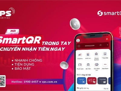 VPS ra mắt tính năng quét SmartQR, chuyển nhận tiền nhanh chóng trên ứng dụng VPS SmartOne