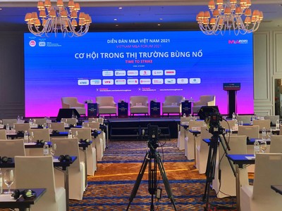 Toàn cảnh diễn đàn M&A Việt Nam 2021 trước giờ khai mạc