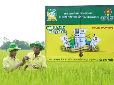 Phân bón Cà Mau nỗ lực vì mục tiêu phát triển nông nghiệp bền vững