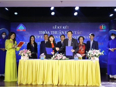 Bà Nguyễn Thị Minh Nguyệt – Chủ tịch HĐQT của TSC và ông Nguyễn Khắc Thảo – Phó chủ tịch HĐQT, Tổng giám đốc Dabaco ký thỏa thuận hợp tác ngày 20/1 tại Hà Nội.