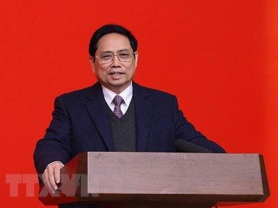 Thủ tướng Phạm Minh Chính là Trưởng Ban Chỉ đạo cải cách hành chính của Chính phủ. (Ảnh: Dương Giang/TTXVN).