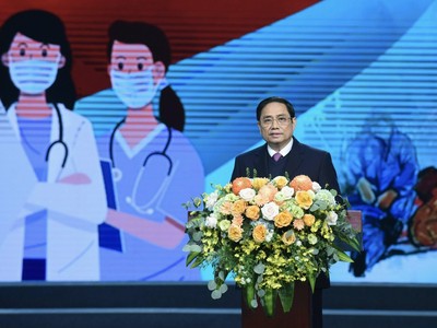 Thủ tướng Chính phủ Phạm Minh Chính phát biểu tại sự kiện.