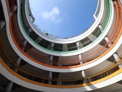 Dự án trường Mầm non Tây Hồ, 100% vốn đầu tư công, do Ủy ban Nhân dân quận Tây Hồ (Hà Nội) làm chủ đầu tư. (Ảnh: Phạm Hậu/TTXVN).