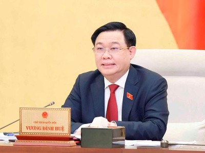 Chủ tịch Quốc hội Vương Đình Huệ.