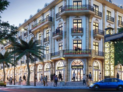 Shophouse D'. Metropole Hà Tĩnh toạ lạc tại đất vàng trung tâm thành phố.