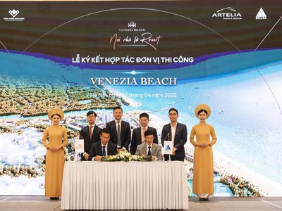 Delta Group cùng HVD kiến tạo Venezia Beach HomeResort chất lượng 5 sao.