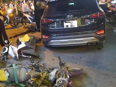 Hiện trường vụ tai nạn (Ảnh: A.X.).