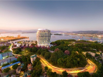 Điểm mạnh của bất động sản đồi Hạ Long chính là tầm nhìn bao trọn Vịnh Hạ Long và tiềm năng phát triển nhờ hệ thống hạ tầng đồng bộ (Ảnh: Phoenix Legend).