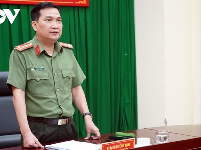 Thiếu tướng Nguyễn Sỹ Quang (Ảnh: Tỷ Huỳnh).