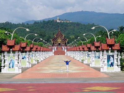 Ảnh minh họa: Một địa điểm du lịch ở Chiềng Mai, một tỉnh xa xôi của Thái Lan Ảnh: Chí Cường.