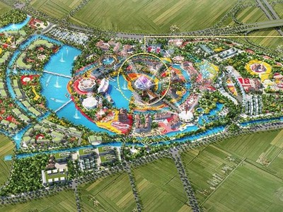 Phối cảnh Công viên văn hóa, du lịch vui chơi giải trí Kim Quy.