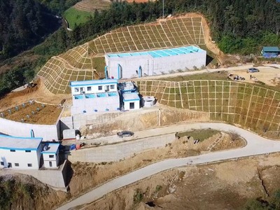 Quang cảnh Nhà máy nước sạch BOO Sa Pa.