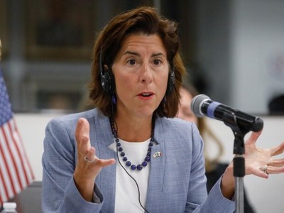 Bộ trưởng Thương mại Hoa Kỳ Gina Raimondo tại Hội nghị thường niên lần thứ hai về Đối thoại Kinh tế Cấp cao tại Thành phố Mexico, ngày 12/9/2022 (Ảnh: AP)