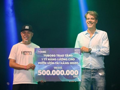 Tuborg cam kết quyên góp 500 triệu đồng nhằm hỗ trợ phát triển các tài năng âm nhạc trẻ.