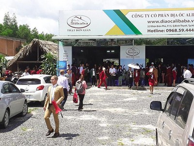 Đánh vào tâm lý ham lợi, Công ty Alibaba đã lừa đảo hàng ngàn người mua những dự án “ma”.