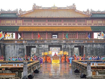 Đại Nội (Kinh thành Huế) là nơi thường xuyên diễn ra các sự kiện văn hóa quan trọng của tỉnh Thừa Thiên Huế.