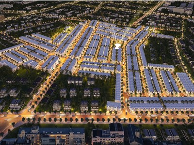 Phối cảnh tổng thể khu compound thông minh, khép kín, giá rẻ 5F Apollo.