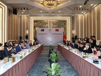 Toàn cảnh Hội nghị Bộ trưởng Đối tác kinh tế Việt Nam - Australia lần thứ ba. (Ảnh: Đức Trung).