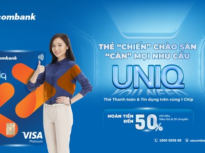 Sacombank ra mắt thẻ tích hợp Visa Uniq Platinum đa tiện ích