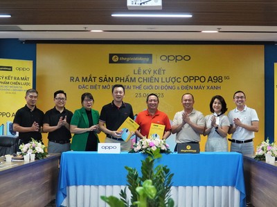 Thế Giới Di Động mở bán đặc biệt OPPO A98 