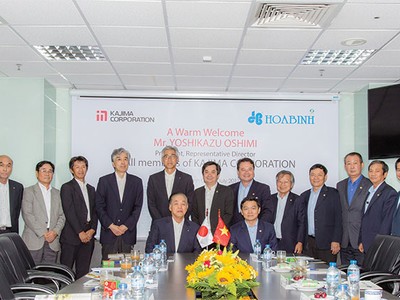 Tập đoàn Xây dựng Hòa Bình và Kajima Corporation (Nhật Bản) ký kết hợp tác chiến lược vào đầu năm 2017, đánh dấu một mối quan hệ lâu dài và bền chặt