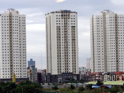 Giá nhà chung cư Hà Nội tăng nhẹ