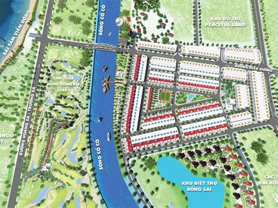 Phối cảnh Dự án Green City, vị trí độc đáo đối diện sân Golf