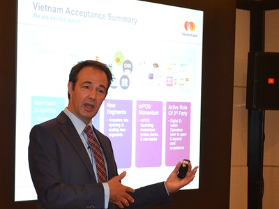 MasterCard đánh giá cao tiềm năng và cơ hội của thị trường thẻ Việt Nam - Ảnh: Hà Thái