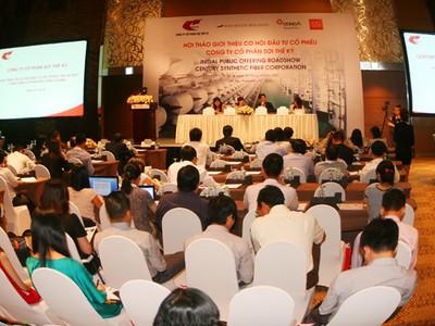 Buổi roadshow giới thiệu về đợt đấu giá của STK thu hút nhiều nhà đầu tư tham dự - Ảnh: Lê Toàn 