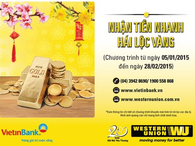 VietinBank khuyến mãi lớn dịch vụ kiều hối